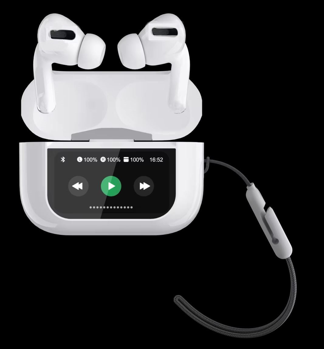 سماعات أذن بشاشة عرض LED