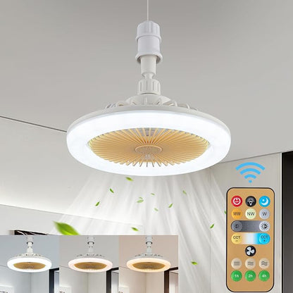 مروحة إضاءة LED متعددة الوظائف