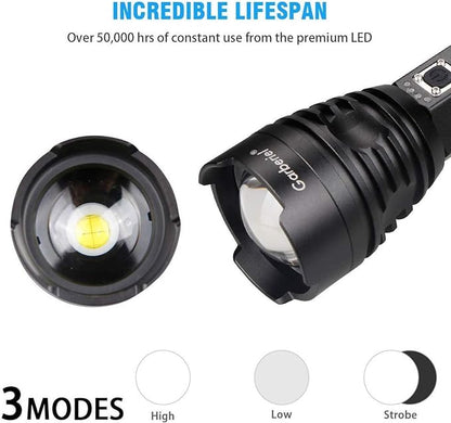 كشاف P90 LED ليزر قابل لإعادة الشحن