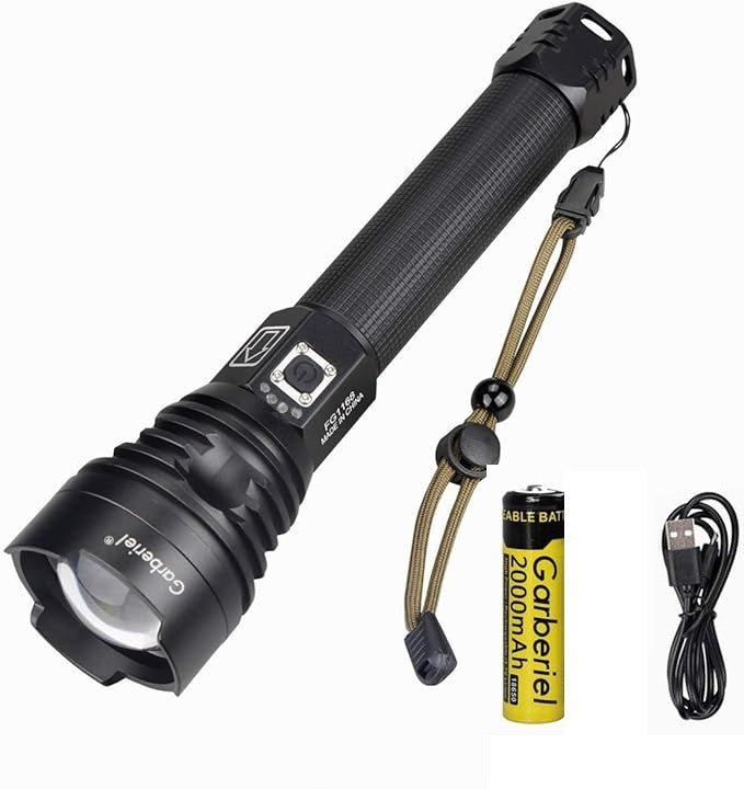 كشاف P90 LED ليزر قابل لإعادة الشحن